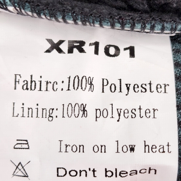 Zenthace Men's Fleece Lined Plaid Button Down Shirt -L - Picture 4 of 6